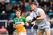 14 June 2025; Kevin Feely of Kildare during the Tailteann Cup quarter-final match between Kildare and Offaly at Cedral St Conleth's Park in Newbridge, Kildare. Photo by Piaras Ó Mídheach/Sportsfile
