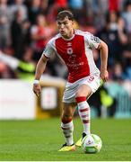 13 June 2025; Anto Breslin of St Patrick's Athletic during the SSE Airtricity Men's Premier Division match between St Patrick's Athletic and Drogheda United at Richmond Park in Dublin. Photo by Shauna Clinton/Sportsfile