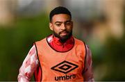 13 June 2025; Jake Mulraney of St Patrick's Athletic before the SSE Airtricity Men's Premier Division match between St Patrick's Athletic and Drogheda United at Richmond Park in Dublin. Photo by Shauna Clinton/Sportsfile