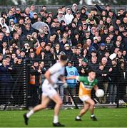 14 June 2025; Spectators during the Tailteann Cup quarter-final match between Kildare and Offaly at Cedral St Conleth's Park in Newbridge, Kildare. Photo by Piaras Ó Mídheach/Sportsfile
