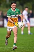 14 June 2025; Ruairí McNamee of Offaly during the Tailteann Cup quarter-final match between Kildare and Offaly at Cedral St Conleth's Park in Newbridge, Kildare. Photo by Piaras Ó Mídheach/Sportsfile