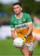 14 June 2025; Ruairí McNamee of Offaly during the Tailteann Cup quarter-final match between Kildare and Offaly at Cedral St Conleth's Park in Newbridge, Kildare. Photo by Piaras Ó Mídheach/Sportsfile