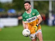 14 June 2025; Ruairí McNamee of Offaly during the Tailteann Cup quarter-final match between Kildare and Offaly at Cedral St Conleth's Park in Newbridge, Kildare. Photo by Piaras Ó Mídheach/Sportsfile