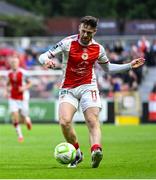 13 June 2025; Jay McClelland of St Patrick's Athletic during the SSE Airtricity Men's Premier Division match between St Patrick's Athletic and Drogheda United at Richmond Park in Dublin. Photo by Shauna Clinton/Sportsfile