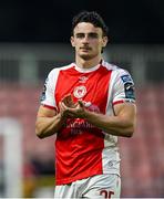 13 June 2025; Simon Power of St Patrick's Athletic after the SSE Airtricity Men's Premier Division match between St Patrick's Athletic and Drogheda United at Richmond Park in Dublin. Photo by Shauna Clinton/Sportsfile
