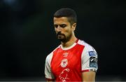 13 June 2025; Zach Elbouzedi of St Patrick's Athletic after SSE Airtricity Men's Premier Division match between St Patrick's Athletic and Drogheda United at Richmond Park in Dublin. Photo by Shauna Clinton/Sportsfile