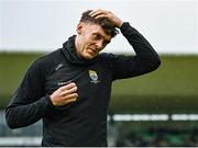 14 June 2025; David Clifford of Kerry returns to the dressing room after walking the pitch before the GAA Football All-Ireland Senior Championship Round 3 match between Kerry and Meath at Glenisk O'Connor Park in Tullamore, Offaly. Photo by Tom Beary/Sportsfile