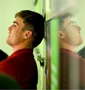 18 June 2025; Tommy Freeman during a British & Irish Lions media conference at the Aviva Stadium in Dublin. Photo by Brendan Moran/Sportsfile