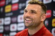18 June 2025; Tadhg Beirne during a British & Irish Lions media conference at the Aviva Stadium in Dublin. Photo by Brendan Moran/Sportsfile