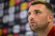 18 June 2025; Tadhg Beirne during a British & Irish Lions media conference at the Aviva Stadium in Dublin. Photo by Brendan Moran/Sportsfile