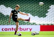 19 June 2025; Fin Smith during a British & Irish Lions captain's run at the Aviva Stadium in Dublin. Photo by Seb Daly/Sportsfile