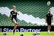 19 June 2025; Fin Smith during a British & Irish Lions captain's run at the Aviva Stadium in Dublin. Photo by Seb Daly/Sportsfile