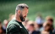 19 June 2025; Head coach Andy Farrell during a British & Irish Lions captain's run at the Aviva Stadium in Dublin. Photo by Seb Daly/Sportsfile