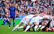 14 June 2025; Ross Byrne of Leinster during the United Rugby Championship Grand Final match between Leinster and Vodacom Bulls at Croke Park in Dublin. Photo by Brendan Moran/Sportsfile