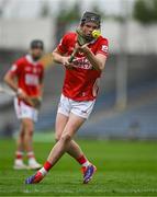 15 June 2025; Craig O'Sullivan of Cork during the Electric Ireland GAA Hurling All-Ireland Minor Championship semi-final match between Cork and Clare at FBD Semple Stadium in Thurles, Tipperary. Photo by Brendan Moran/Sportsfile