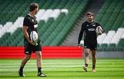 19 June 2025; Nicolas Roger during an Argentina Rugby kicking session at the Aviva Stadium in Dublin. Photo by Seb Daly/Sportsfile