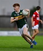 23 May 2025; Kevin Griffin of Kerry during the Electric Ireland Munster GAA Football Minor Championship final match between Kerry and Cork at Austin Stack Park in Tralee, Kerry. Photo by Brendan Moran/Sportsfile