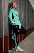 20 June 2025; Hayley Nolan poses for a portrait during a Republic of Ireland women's media day at FAI Headquarters in Abbotstown, Dublin. Photo by Sam Barnes/Sportsfile