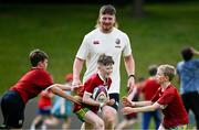 20 June 2025; Joe McCarthy during a British & Irish Lions community engagement event at UCD Bowl in Dublin. Photo by Brendan Moran/Sportsfile