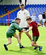 20 June 2025; Josh van der Flier during a British & Irish Lions community engagement event at UCD Bowl in Dublin. Photo by Brendan Moran/Sportsfile