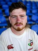 20 June 2025; Joe McCarthy poses for a portrait during a British & Irish Lions community engagement event at UCD Bowl in Dublin. Photo by Brendan Moran/Sportsfile