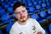 20 June 2025; Joe McCarthy poses for a portrait during a British & Irish Lions community engagement event at UCD Bowl in Dublin. Photo by Brendan Moran/Sportsfile
