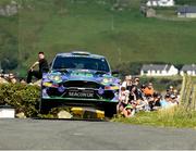 20 June 2025; Jon Armstrong and Shane Byrne compete in their Ford Fiesta Rally 2 during day one of the Wilton Recycling Donegal International Rally at Letterkenny in Donegal. Photo by Philip Fitzpatrick/Sportsfile