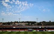 20 June 2025; A general view of Tolka Park before the SSE Airtricity Men's Premier Division match between Shelbourne and Derry City at Tolka Park in Dublin. Photo by Thomas Flinkow/Sportsfile