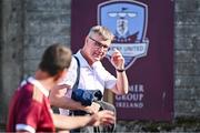 20 June 2025; St Patrick's Athletic manager Stephen Kenny arrives for the SSE Airtricity Men's Premier Division match between Galway United and St Patrick's Athletic at Eamonn Deacy Park in Galway. Photo by Piaras Ó Mídheach/Sportsfile