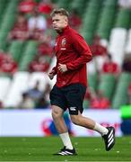 20 June 2025; Fin Smith of British & Irish Lions walks the pitch before the Lions 1888 Cup match between the British & Irish Lions and Argentina at the Aviva Stadium in Dublin. Photo by Brendan Moran/Sportsfile