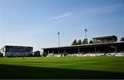 20 June 2025; A general view of the pitch before the SSE Airtricity Men's Premier Division match between Galway United and St Patrick's Athletic at Eamonn Deacy Park in Galway. Photo by Piaras Ó Mídheach/Sportsfile