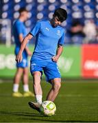 20 June 2025; Bobby Keohan of Waterford before the SSE Airtricity Men's Premier Division match between Waterford and Bohemians at the Regional Sports Centre in Waterford. Photo by Ben McShane/Sportsfile