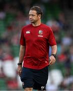 20 June 2025; British & Irish Lions strength & conditioning coach Ben Pollard before the Lions 1888 Cup match between the British & Irish Lions and Argentina at the Aviva Stadium in Dublin. Photo by Brendan Moran/Sportsfile