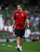 20 June 2025; British & Irish Lions strength & conditioning coach Ben Pollard before the Lions 1888 Cup match between the British & Irish Lions and Argentina at the Aviva Stadium in Dublin. Photo by Brendan Moran/Sportsfile
