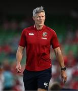 20 June 2025; British & Irish Lions assistant coach Simon Easterby before the Lions 1888 Cup match between the British & Irish Lions and Argentina at the Aviva Stadium in Dublin. Photo by Brendan Moran/Sportsfile