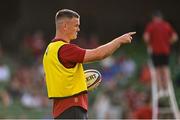 20 June 2025; British & Irish Lions assistant coach Jonathan Sexton before the Lions 1888 Cup match between the British & Irish Lions and Argentina at the Aviva Stadium in Dublin. Photo by Ramsey Cardy/Sportsfile