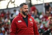 20 June 2025; British & Irish Lions head coach Andy Farrell before the Lions 1888 Cup match between the British & Irish Lions and Argentina at the Aviva Stadium in Dublin. Photo by Ramsey Cardy/Sportsfile