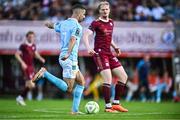 20 June 2025; Zach Elbouzedi of St Patrick's Athletic during the SSE Airtricity Men's Premier Division match between Galway United and St Patrick's Athletic at Eamonn Deacy Park in Galway. Photo by Piaras Ó Mídheach/Sportsfile