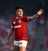 20 June 2025; Marcus Smith of British & Irish Lions during the Lions 1888 Cup match between the British & Irish Lions and Argentina at the Aviva Stadium in Dublin. Photo by Brendan Moran/Sportsfile
