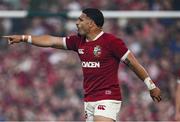 20 June 2025; Sione Tuipulotu of British & Irish Lions during the Lions 1888 Cup match between the British & Irish Lions and Argentina at the Aviva Stadium in Dublin. Photo by Brendan Moran/Sportsfile