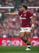 20 June 2025; Sione Tuipulotu of British & Irish Lions during the Lions 1888 Cup match between the British & Irish Lions and Argentina at the Aviva Stadium in Dublin. Photo by Brendan Moran/Sportsfile