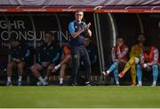 20 June 2025; St Patrick's Athletic manager Stephen Kenny during the SSE Airtricity Men's Premier Division match between Galway United and St Patrick's Athletic at Eamonn Deacy Park in Galway. Photo by Piaras Ó Mídheach/Sportsfile