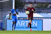 20 June 2025; Dawson Devoy of Bohemians retrieves the ball after scoring their side's first goal during the SSE Airtricity Men's Premier Division match between Waterford and Bohemians at the Regional Sports Centre in Waterford. Photo by Ben McShane/Sportsfile