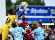 20 June 2025; St Patrick's Athletic goalkeeper Joseph Anang during the SSE Airtricity Men's Premier Division match between Galway United and St Patrick's Athletic at Eamonn Deacy Park in Galway. Photo by Piaras Ó Mídheach/Sportsfile