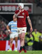 20 June 2025; Mack Hansen of British & Irish Lions during the Lions 1888 Cup match between the British & Irish Lions and Argentina at the Aviva Stadium in Dublin. Photo by Brendan Moran/Sportsfile