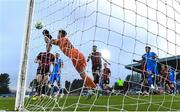 20 June 2025; Bohemians goalkeeper Kacper Chorazka makes a save during the SSE Airtricity Men's Premier Division match between Waterford and Bohemians at the Regional Sports Centre in Waterford. Photo by Ben McShane/Sportsfile
