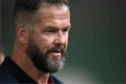 20 June 2025; British & Irish Lions head coach Andy Farrell after the Lions 1888 Cup match between the British & Irish Lions and Argentina at the Aviva Stadium in Dublin. Photo by Brendan Moran/Sportsfile