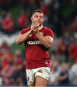 20 June 2025; Ellis Genge of British & Irish Lions after the Lions 1888 Cup match between the British & Irish Lions and Argentina at the Aviva Stadium in Dublin. Photo by Ramsey Cardy/Sportsfile