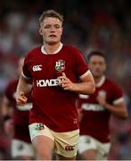 20 June 2025; Fin Smith of British & Irish Lions during the Lions 1888 Cup match between the British & Irish Lions and Argentina at the Aviva Stadium in Dublin. Photo by Brendan Moran/Sportsfile