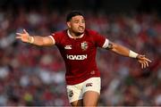 20 June 2025; Sione Tuipulotu of British & Irish Lions during the Lions 1888 Cup match between the British & Irish Lions and Argentina at the Aviva Stadium in Dublin. Photo by Brendan Moran/Sportsfile